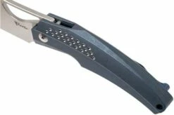 Reate Baby Machine - RWL34 Satin - Blue Handle -KNIVESANDTOOLS Sales RTBMACH BL 07 reate rtbmach bl 07 1