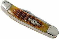 Rough Ryder Copperhead Amber Bone RR043 Slipjoint Pocket Knife -KNIVESANDTOOLS Sales RY043 04 rough ryder