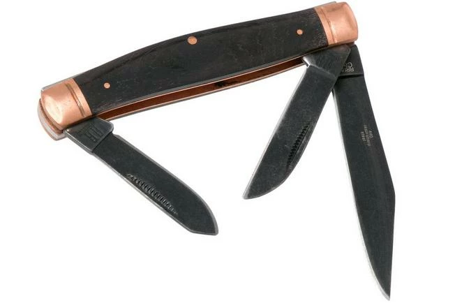 Rough Ryder Stockman Copper Bolster RR1586 Slipjoint Pocket Knife 4 Rough Ryder Stockman Copper Bolster RR1586 Slipjoint Pocket Knife - Image 2