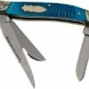 Rough Ryder Black & Blue Stockman RR2119 Pocket Knife