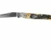 Rough Ryder Toothpick Cinnamon Stag RR2154 Damascus Slipjoint Pocket Knife