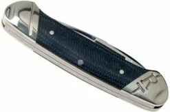 Rough Ryder Canoe Denim RR2184 Carbon Slipjoint Pocket Knife -KNIVESANDTOOLS Sales RY2184 04 rough ryder