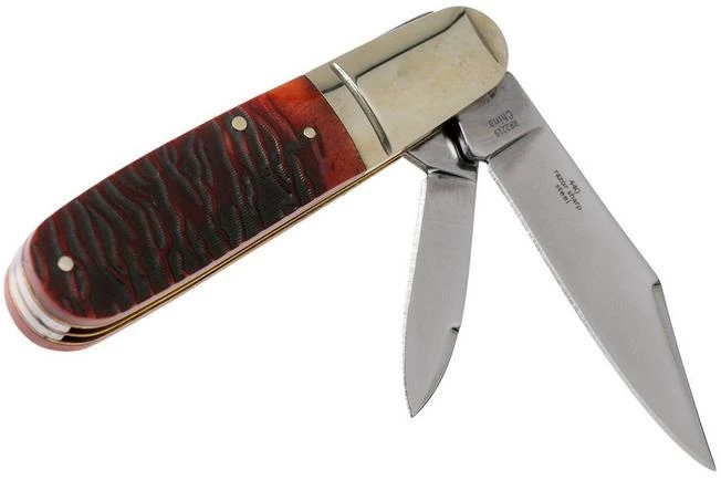 Rough Ryder Tiger Stripe Barlow RR2219 Pocket Knife 4 Rough Ryder Tiger Stripe Barlow RR2219 Pocket Knife - Image 2