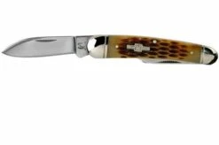 Rough Ryder Whittler Amber Bone RR375 Slipjoint Pocket Knife -KNIVESANDTOOLS Sales RY375 03 rough ryder