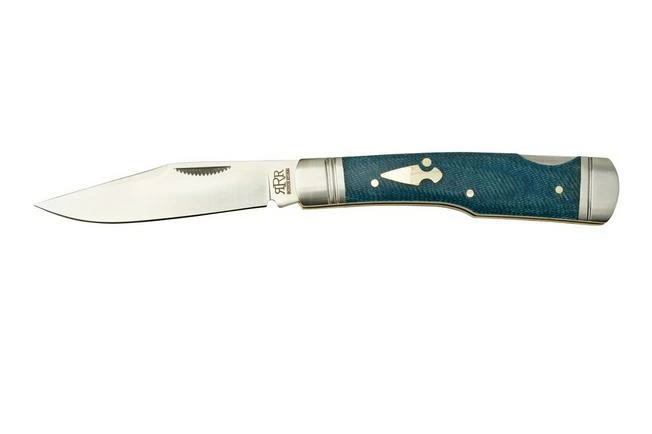 Rough Ryder Reserve Lockback Denim Micarta, RRR012 Pocket Knife 3 Rough Ryder Reserve Lockback Denim Micarta, RRR012 Pocket Knife