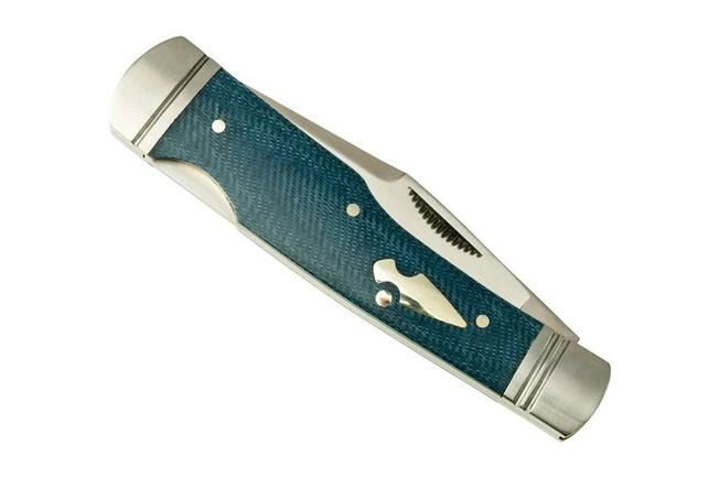 Rough Ryder Reserve Lockback Denim Micarta, RRR012 Pocket Knife 8 Rough Ryder Reserve Lockback Denim Micarta, RRR012 Pocket Knife - Image 6