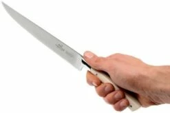 Lion Sabatier Edonist Perle Yatagan / Carving Knife 20 Cm, White, 806881 -KNIVESANDTOOLS Sales SA806881 07 lion sabatier edonist perie sa806881 07