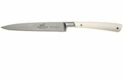 Lion Sabatier Edonist Perle Serrated Utility Knife 12 Cm, White, 807381