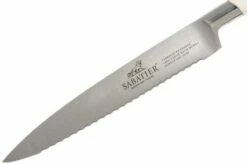 Lion Sabatier Edonist Perle Serrated Utility Knife 12 Cm, White, 807381 -KNIVESANDTOOLS Sales SA807381 03 lion sabatier edonist perie sa807381 03
