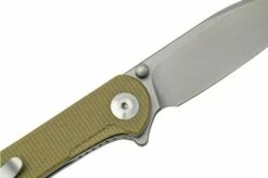 SENCUT Scepter SA03E Olive Micarta Pocket Knife -KNIVESANDTOOLS Sales SESA03E 05 sencut