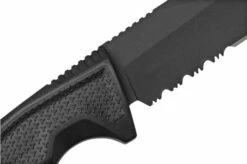 SOG Recondo FX, Black, Partially Serrated 17-22-02-57 Fixed Knife -KNIVESANDTOOLS Sales SOG 17 22 02 57 05 sog