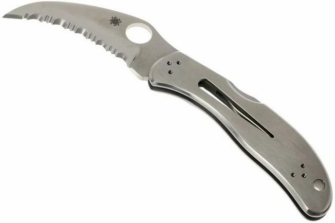 Spyderco Harpy C08S Serrated Pocket Knife 3 Spyderco Harpy C08S Serrated Pocket Knife