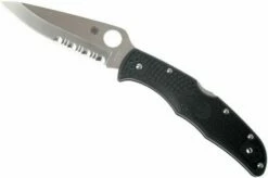 Spyderco Endura 4 C10PSBK Partly Serrated Pocket Knife