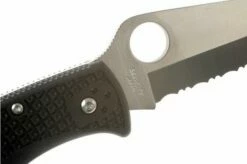 Spyderco Endura 4 C10PSBK Partly Serrated Pocket Knife -KNIVESANDTOOLS Sales SP C10PSBK 04 spyderco endura half gekarteld spc10psbk d4