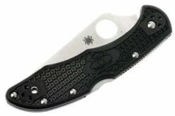 Spyderco Delica 4 C11PBK Saber Grind Pocket Knife -KNIVESANDTOOLS Sales SP C11PBK 04 spyderco c11pbk delica d4