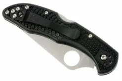 Spyderco Delica 4 C11PBK Saber Grind Pocket Knife -KNIVESANDTOOLS Sales SP C11PBK 05 spyderco c11pbk delica d5