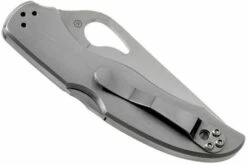 Spyderco Harrier 2 Stainless BY01PS2 Partly Serrated Pocket Knife -KNIVESANDTOOLS Sales SPBY01PS2 04 spyderco