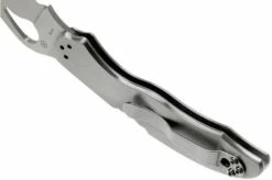 Spyderco Harrier 2 Stainless BY01PS2 Partly Serrated Pocket Knife -KNIVESANDTOOLS Sales SPBY01PS2 05 spyderco