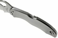 Spyderco Harrier 2 Stainless BY01PS2 Partly Serrated Pocket Knife -KNIVESANDTOOLS Sales SPBY01PS2 07 spyderco