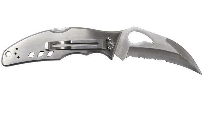 Spyderco Crossbill SS, Half Serrated 4 Spyderco Crossbill SS, Half Serrated - Image 2