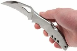 Spyderco Crossbill SS, Half Serrated 18 Spyderco Crossbill SS, Half Serrated -KNIVESANDTOOLS Sales SPBY07PS 08 spyderco crossbill ss spby07ps 08