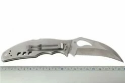 Spyderco Crossbill SS, Plain Edge -KNIVESANDTOOLS Sales SPBY07P 05 spyderco byrd crossbill spby07p d5