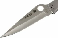 Spyderco C07 Police, Plain Edge -KNIVESANDTOOLS Sales SPC07P 03 spyderco police rvs spc07p 03