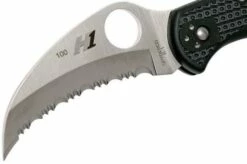 Spyderco Tasman Salt 2 C106SBK2 Pocket Knife -KNIVESANDTOOLS Sales SPC106SBK2 03 spyderco spc106sbk2 03