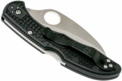Spyderco Tasman Salt 2 C106SBK2 Pocket Knife -KNIVESANDTOOLS Sales SPC106SBK2 04 spyderco spc106sbk2 04
