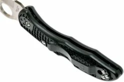 Spyderco Tasman Salt 2 C106SBK2 Pocket Knife -KNIVESANDTOOLS Sales SPC106SBK2 05 spyderco spc106sbk2 05