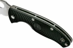 Spyderco Tenacious Light-weight C122SBK FRN Serrated Pocket Knife -KNIVESANDTOOLS Sales SPC122SBK 07 spyderco