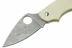 Spyderco Urban Slipit Damast C127GPIVD Sprint Run 2022 Pocket Knife -KNIVESANDTOOLS Sales SPC127GPIVD 03 spyderco