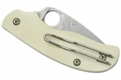 Spyderco Urban Slipit Damast C127GPIVD Sprint Run 2022 Pocket Knife -KNIVESANDTOOLS Sales SPC127GPIVD 04 spyderco