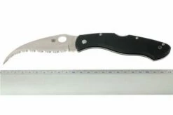 Spyderco Civilian C12GS Serrated Pocket Knife -KNIVESANDTOOLS Sales SPC12GS 05 spyderco civilian spc12gs d5