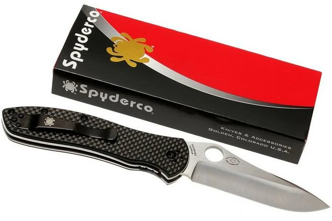 Spyderco Bradley 2 Folder C134CFP2 Pocket Knife 12 Spyderco Bradley 2 Folder C134CFP2 Pocket Knife - Image 10