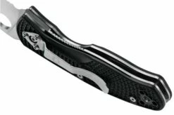 Spyderco Persistence Lightweight C136PSBK FRN Partially Serrated Pocket Knife -KNIVESANDTOOLS Sales SPC136PSBK 05 spyderco