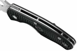 Spyderco Persistence Lightweight C136PSBK FRN Partially Serrated Pocket Knife -KNIVESANDTOOLS Sales SPC136PSBK 07 spyderco