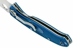 Spyderco Resilience Lightweight S35VN Blue C142PBL FRN Pocket Knife -KNIVESANDTOOLS Sales SPC142PBL 05 spyderco