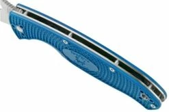Spyderco Resilience Lightweight S35VN Blue C142PBL FRN Pocket Knife -KNIVESANDTOOLS Sales SPC142PBL 07 spyderco