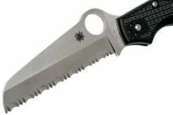 Spyderco Rescue 3 C14SBK3 Serrated Rescue Knife -KNIVESANDTOOLS Sales SPC14SBK3 03 spyderco spc14sbk3 03