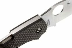 Spyderco Chaparral Carbon Fibre C152CF Pocket Knife -KNIVESANDTOOLS Sales SPC152CF 06 spyderco chaparral spc152cf 06