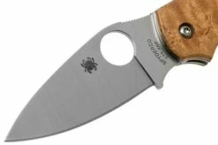 Spyderco Chaparral Birdseye Maple Wood C152WDP Pocket Knife -KNIVESANDTOOLS Sales SPC152WDP 03 spyderco