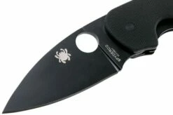 Spyderco Efficient Black C216GPBBK Pocket Knife -KNIVESANDTOOLS Sales SPC216GPBBK 03 spyderco v202108