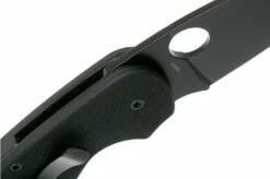 Spyderco Efficient Black C216GPBBK Pocket Knife -KNIVESANDTOOLS Sales SPC216GPBBK 06 spyderco v202108
