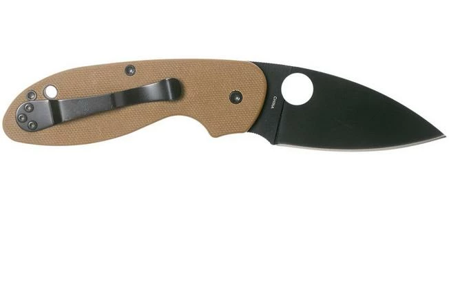 Spyderco Efficient Brown Black C216GPBNBK Pocket Knife 4 Spyderco Efficient Brown Black C216GPBNBK Pocket Knife - Image 2