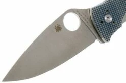 Spyderco Polestar C220GPGY Pocket Knife, Sal Glesser Design -KNIVESANDTOOLS Sales SPC220GPGY 03 spyderco spc220gpgy 03