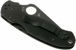 Spyderco Para 3 Black C223GPBK Pocket Knife -KNIVESANDTOOLS Sales SPC223GPBK 04 spyderco v202110