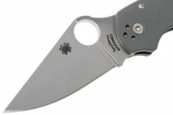 Spyderco Para 3 Maxamet Grey C223GPDGY Pocket Knife -KNIVESANDTOOLS Sales SPC223GPDGY 03 spyderco spc223gpdgy 03