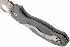 Spyderco Para 3 Maxamet Grey C223GPDGY Pocket Knife -KNIVESANDTOOLS Sales SPC223GPDGY 05 spyderco spc223gpdgy 05