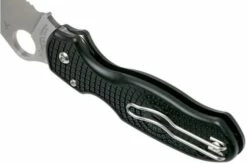 Spyderco Para 3 Light-weight C223PBK Serrated FRN CTS-BD1N Pocket Knife -KNIVESANDTOOLS Sales SPC223SBK 05 benchmade
